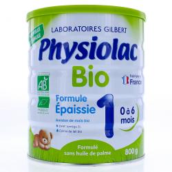PHYSIOLAC Bio Lait formule épaissie 1 de 0 à 6 mois 800g