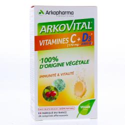 ARKOPHARMA Arkovital - Vitamines C + D3 20 comprimés effervescents