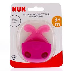 NUK Anneau de dentition réfrigérant +3mois Lapin rose