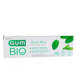GUM Dentifrice Menthe fraîche aloe vera bio tube 1 unité 75ml