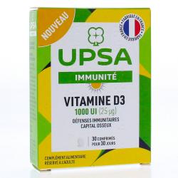 UPSA Immunité vitamine D3 1000UI x30 comprimés
