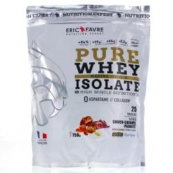ERIC FAVRE Pure whey isolate saveur choco-caramel peanuts 750g