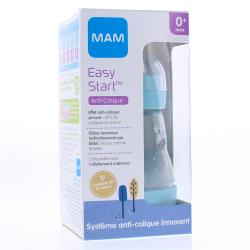 MAM Easy Start Anti-Colique biberon débit 1 160ml bleu couleur de la nature