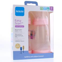 MAM Easy Start Anti-Colique biberon débit 2 260ml lot de 2 * rose couleur de la nature