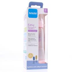 MAM Easy Start Anti-Colique biberon débit 3 320ml rose couleur de la nature