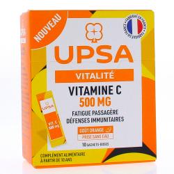 UPSA Vitalité vitamine C 500mg x10 sachets doses