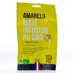 REST IN TIZZ Mate infusion amarelo au CBD bio 50g