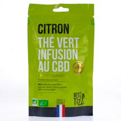 STILLA Thé vert infusion citron au CBD bio 50g