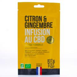 STILLA Infusion citron et gingembre au CBD bio 50g