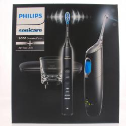 PHILIPS Sonicare Brosse à dent 9000 Diamondclean + Airfloss ultra Blanc HX8494 noir