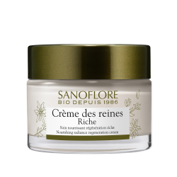 SANOFLORE Crème des reines riche - Soin nourrissant régénération éclat Bio 50ml