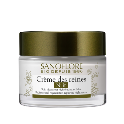SANOFLORE Crème des reines nuit soin réparateur régénération éclat Bio 50ml