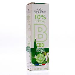 FLORA NATURA Huile de CBD 10% aromatisé Eucalyptus 10ml