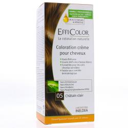INELDEA Efficolor - Coloration crème pour cheveux n°05 Châtain clair