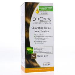 INELDEA Efficolor - Coloration crème pour cheveux n°67 marron glacé