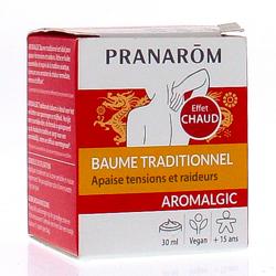PRANAROM Aromalgic Baume traditionnel chauffant 30ml