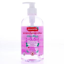 ASSANIS Gel mains hydroalcoolique lilas délicat 500ml