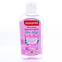 ASSANIS Gel mains hydroalcoolique lilas délicat 80ml