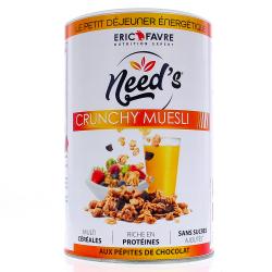 ERIC FAVRE Needs Crunchy muesli Boite 500g