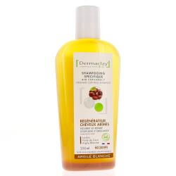 DERMACLAY Argile Blanche - Shampooing régénérateur cheveux abimés bio 250ml