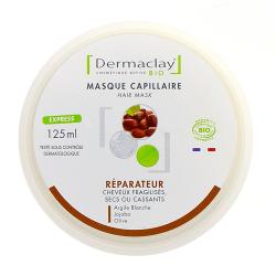 DERMACLAY Masque capillaire réparateur bio 125ml