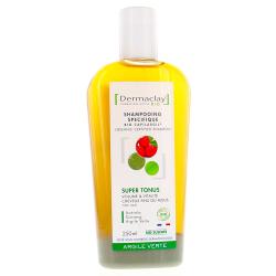 DERMACLAY Argile verte - Shampooing super tonus bio 250ml