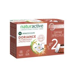 NARUACTIVE Doriance Autobronzant et protection 2x30 capsules + 1 bracelet offert