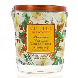 COLLINES DE PROVENCE Bougie Parfumée Fleur de Vanille 180g