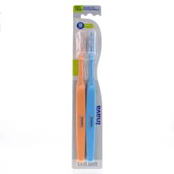 INAVA Brosse a dents 20/100 souple duo pack