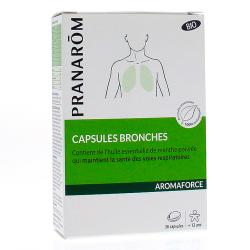 PRANAROM Aromaforce - Capsules bronches Bio x30