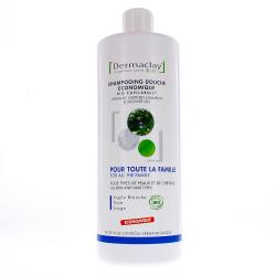 DERMACLAY Shampooing douche économique bio 1L