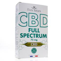 FLORA NATURA CBD Full Spectrum x20 ampoules de 15ml 75mg