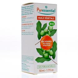 PURESSENTIEL Huile Végétale Macadamia 50ml
