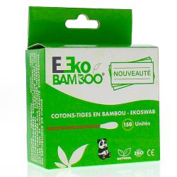 EKOBAMBOO Coton-tiges en bambou x150