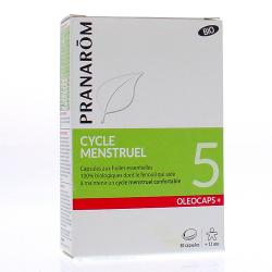 Pranarom Oleocaps+ - Cycle menstruel 5 x30 capsules