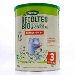 BLEDINA Lait croissance bio 3ème age de 10-36mois 800g
