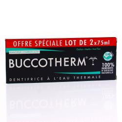 BUCCOTHERM Dentifrice à l'eau thermale bio 2x75ml