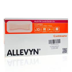 ALLEVYN Gentle border lite - Pansement de mousse x10 5.5cm x 12cm