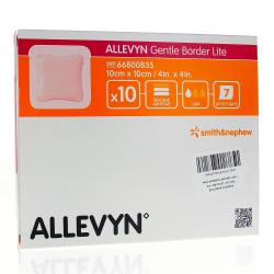 ALLEVYN Gentle border lite - Pansement de mousse x10 10cm x 10xm