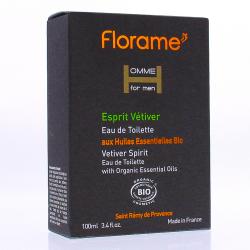 FLORAME Homme Eau de toilette Esprit Vétiver 100 ml