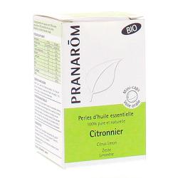 PRANAROM Perles d'huile essentielle Citronnier bio x60
