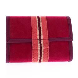 PILBOX Liberty pilulier hebdomadaire rose / bordeaux