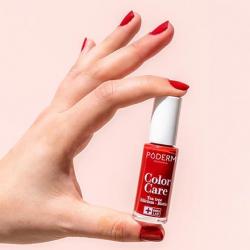 PODERM Color care - Vernis à ongles soin rouge allure n°253