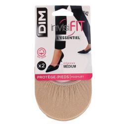 DIM Invisifit - Protège pieds taille 39/42 x2 paires