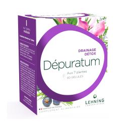 LEHNING Dépuratum drainage détox x60 gélules