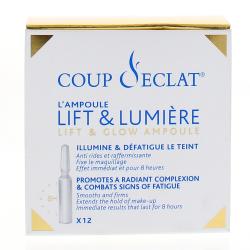 COUP D'ECLAT lifting et lumière du teint 12 ampoules