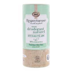 RESPECTUEUSE Mon déodorant naturel fraîcheur aloé vera bio 50g