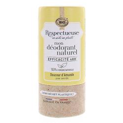 RESPECTUEUSE Mon déodorant naturel douceur d'amande bio 50g