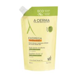 A-DERMA Exomega Control huile lavante émolliente eco-recharge 500ml