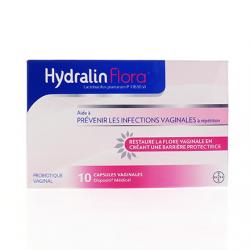 HYDRALIN Flora 10 capsules vaginales